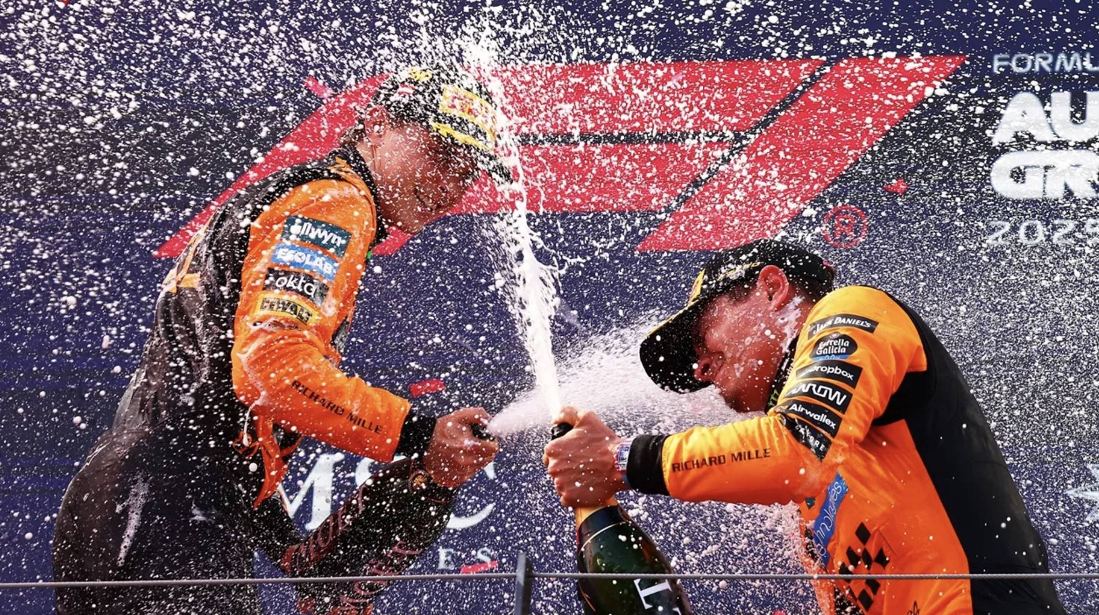 红牛车队鏖战迈凯伦，拉塞尔带队取胜